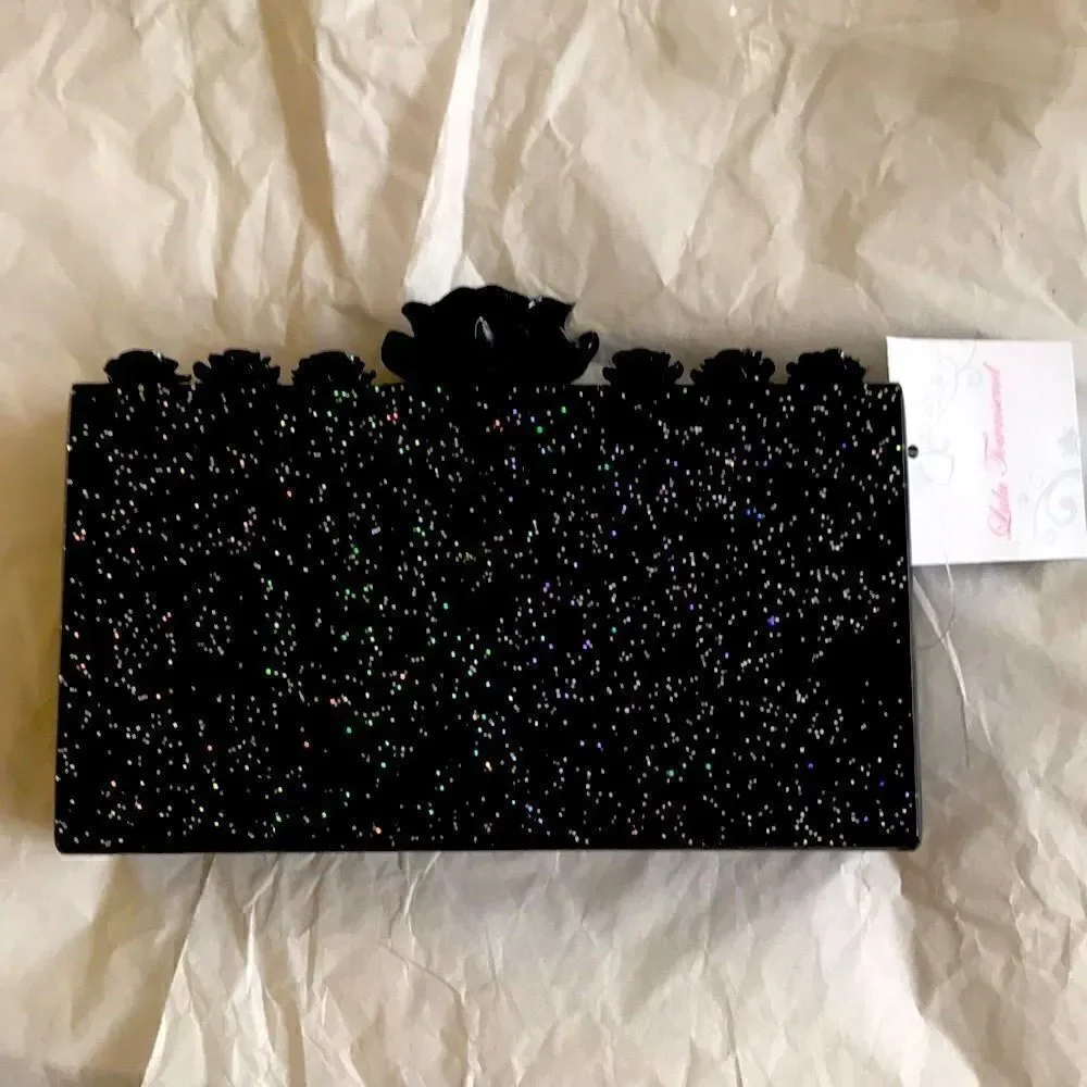 Lulu Townsend Floral Clutch                        - Picture 2 of 6